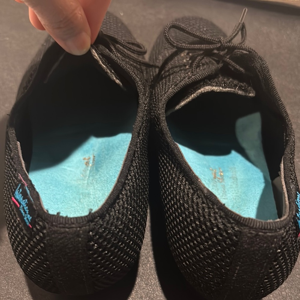 Black Mesh Practice Dance Shoes - Picture 7 of 7